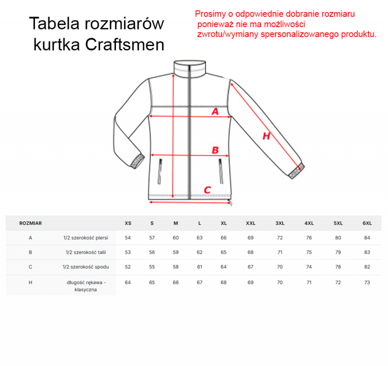 Profesjonalna kurtka Craftsmen - obrazek 2